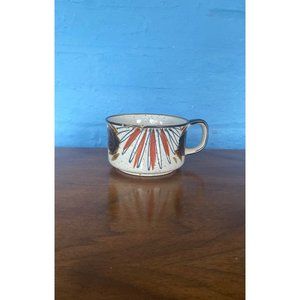 Vintage Otagiri Speckle Soup Mug Brown Orange Gray VCUC